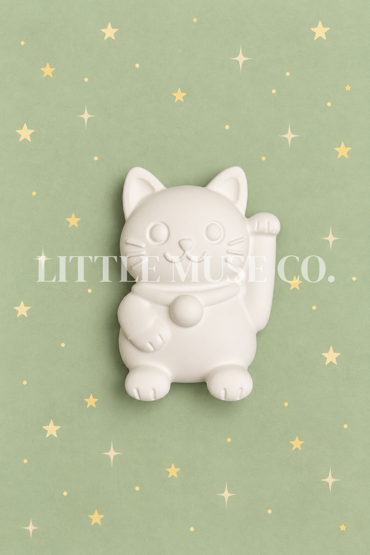 Lucky Cat Paint-Your-Own Kit