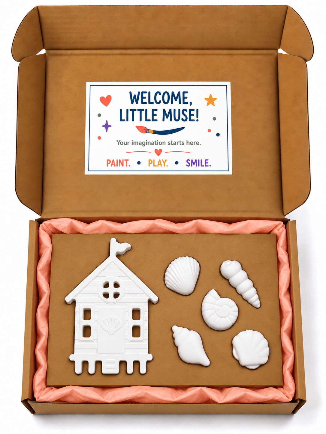 Seashell Cottage Paint-Your-Own Kit